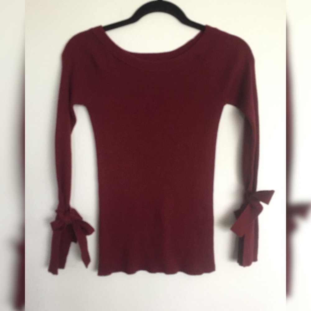 Long Sleeve Ribbed Holiday sweater